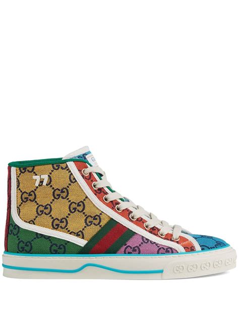 gucci stone sneakers|Gucci sneakers multicolor.